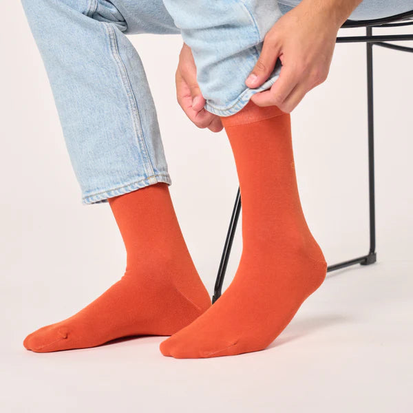 BILLYBELT | CALCETINES | HOMBRE | BAMBOO ORANGE | NARANJA