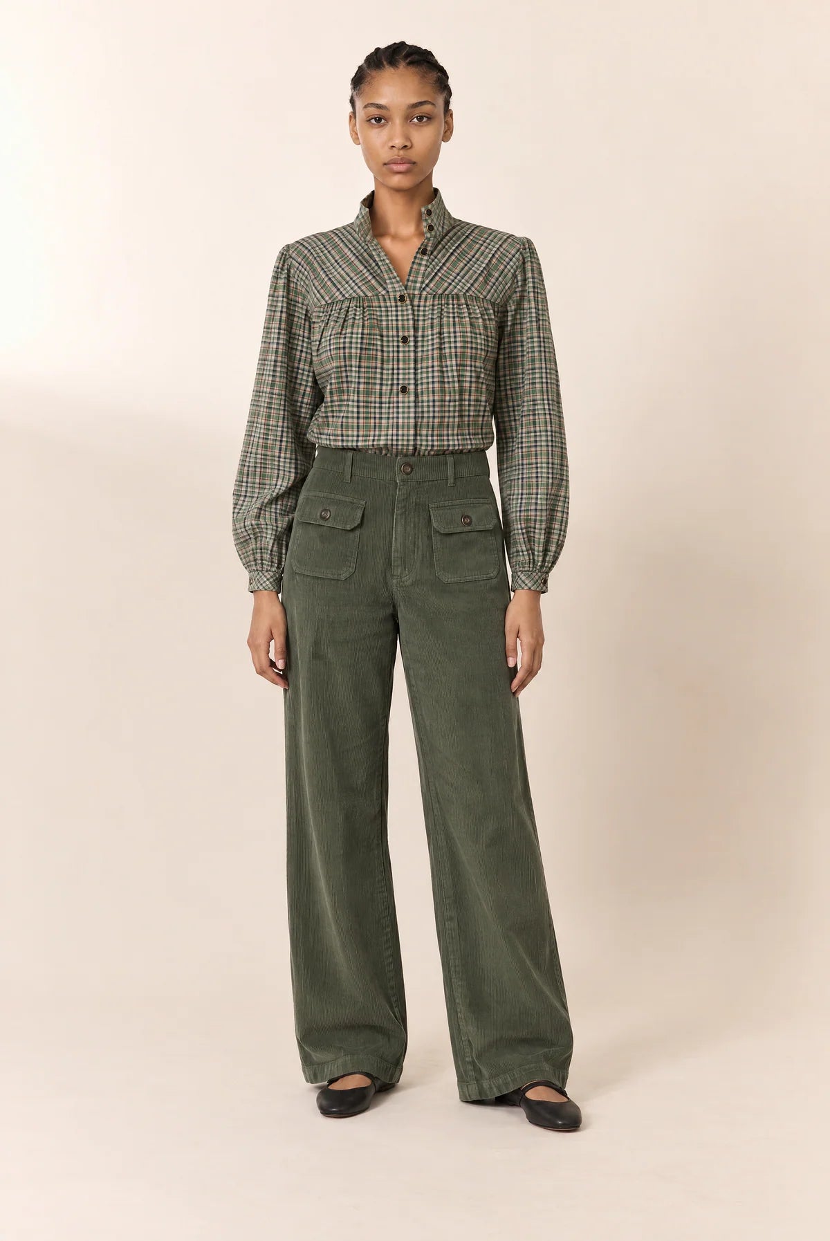LEON & HARPER Candela TC218 Green: зелений блуза для жінок