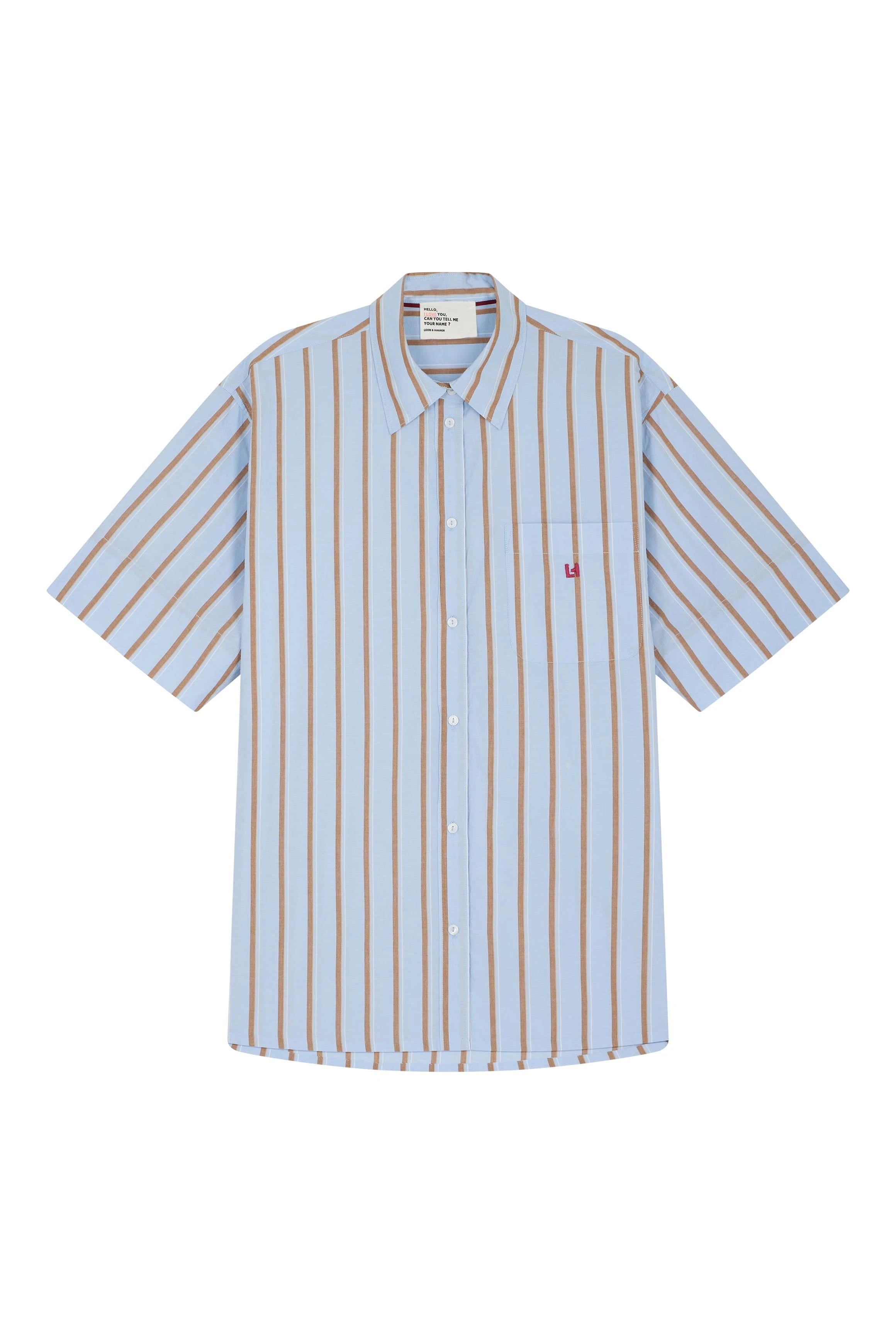 LEON & HARPER | CAMISAS | MUJER | CLAY TC129 STRP SKY | AZUL