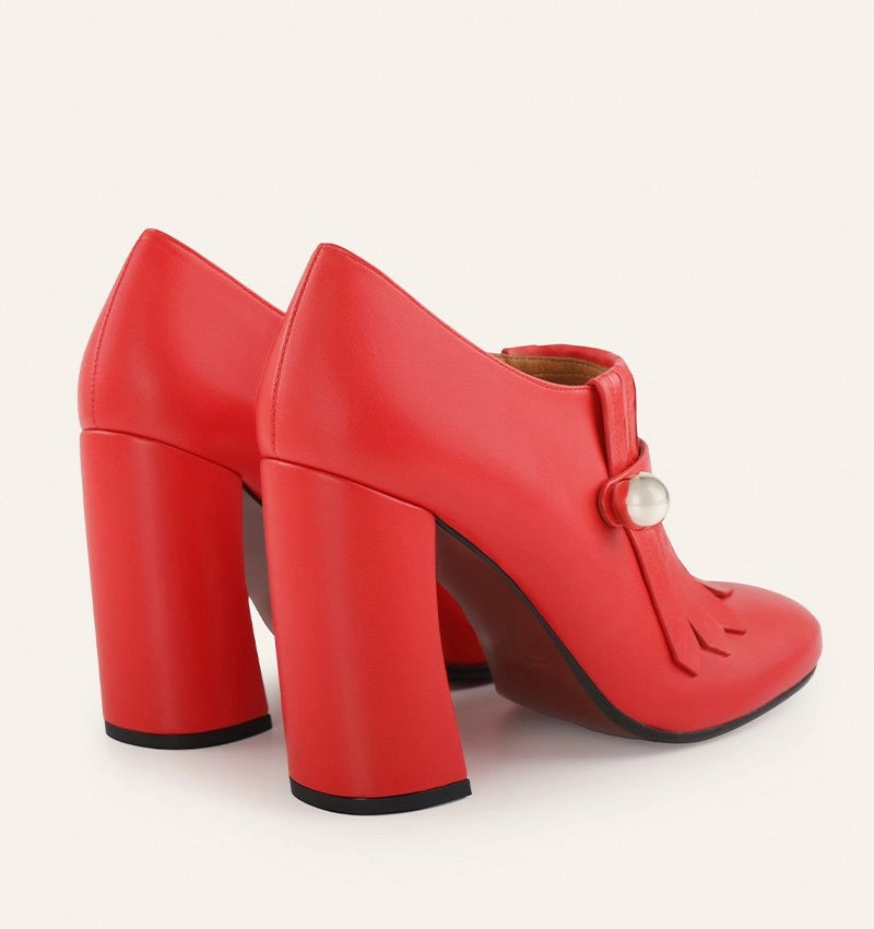CHIE MIHARA | ZAPATOS DE VESTIR | MUJER | WOLKER | ROJO