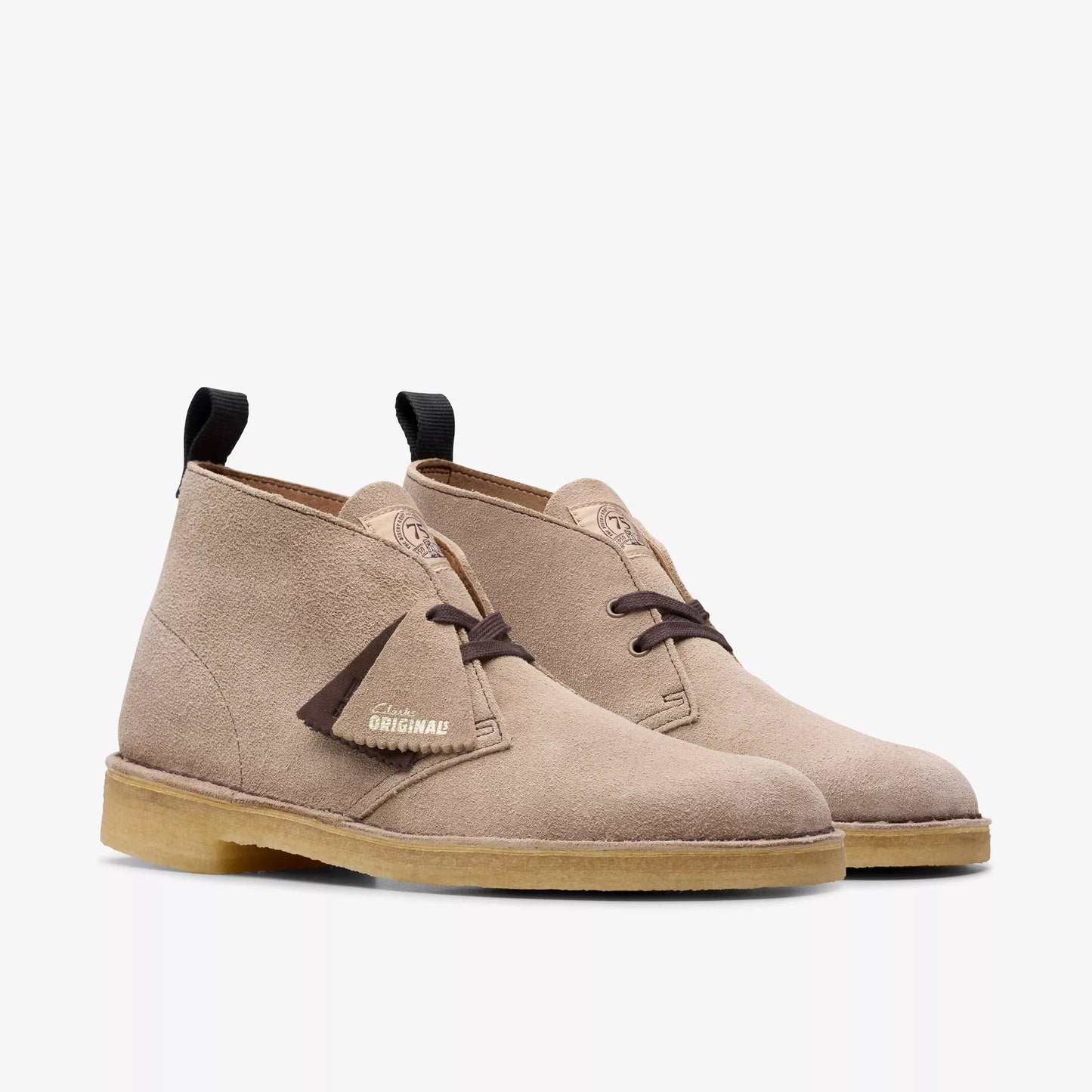 CLARKS | 靴子 | 男士 | CLARKWOOD 沙漠靴 狼纹绒面革