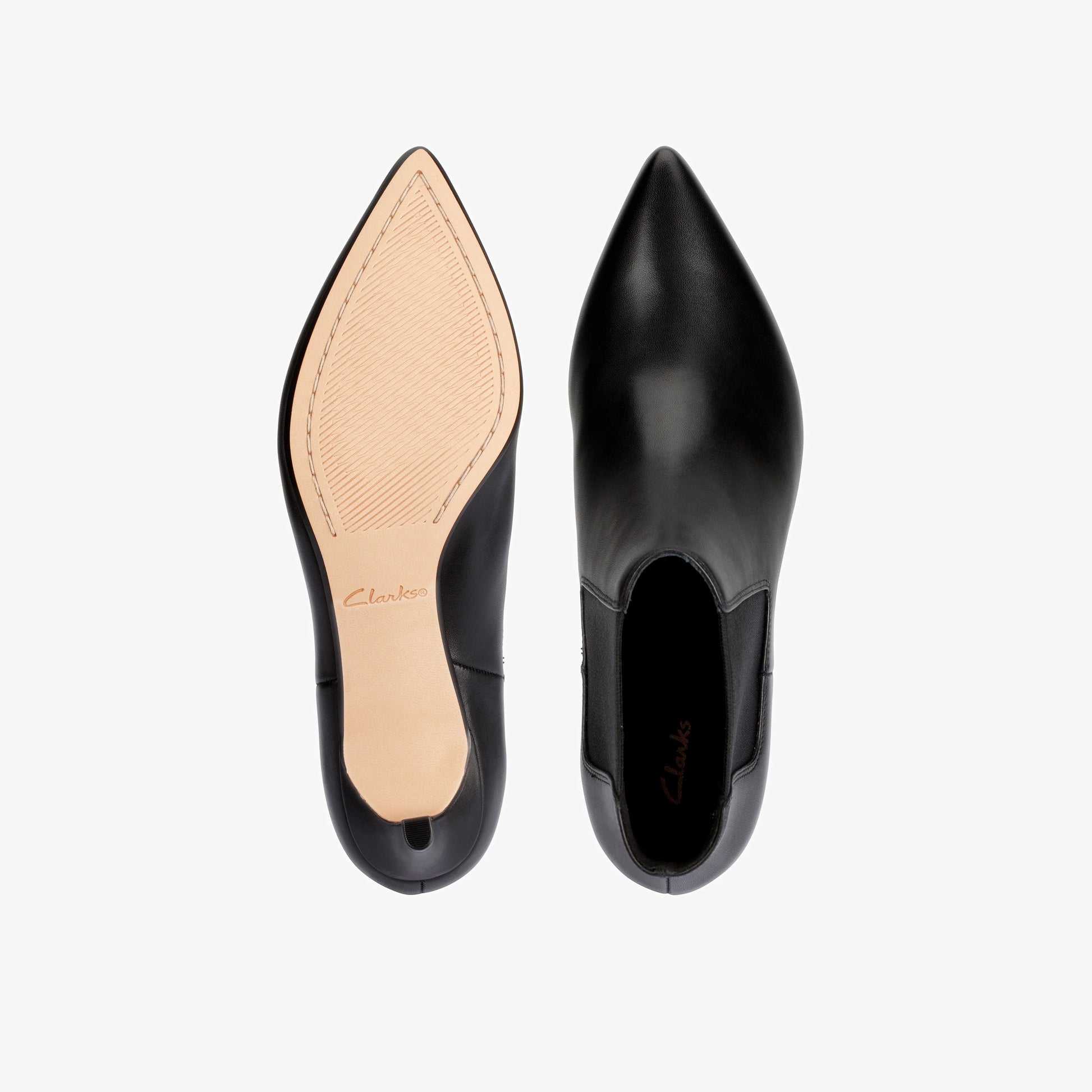 Botas De La Marca Clarks  Para Mujer Modelo Laina55 Boot2 Black Leather En Color Negro
