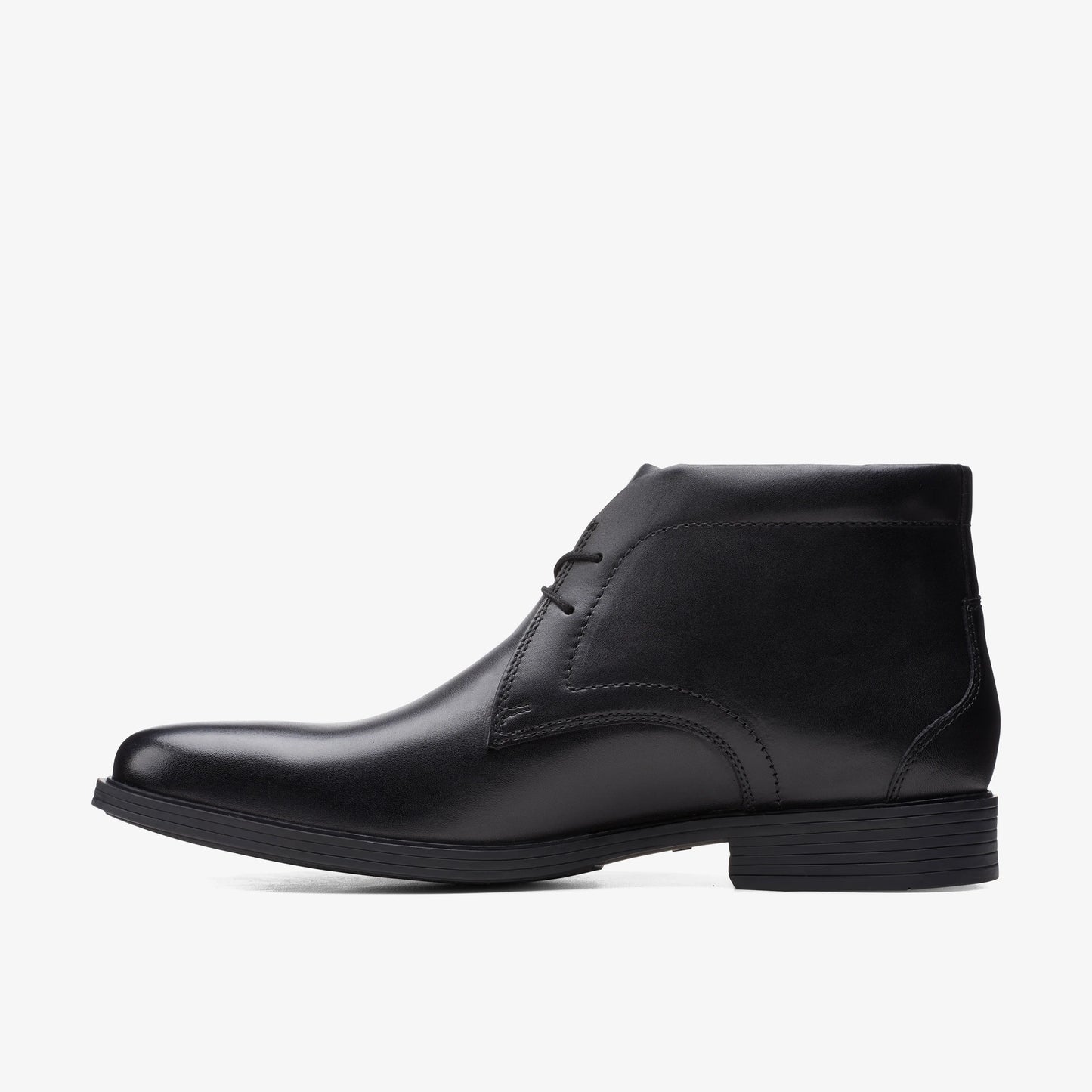 Botas De La Marca Clarks  Para Hombre Modelo Whiddon Mid Black En Color Negro