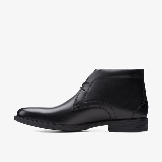 Botas De La Marca Clarks  Para Hombre Modelo Whiddon Mid Black En Color Negro