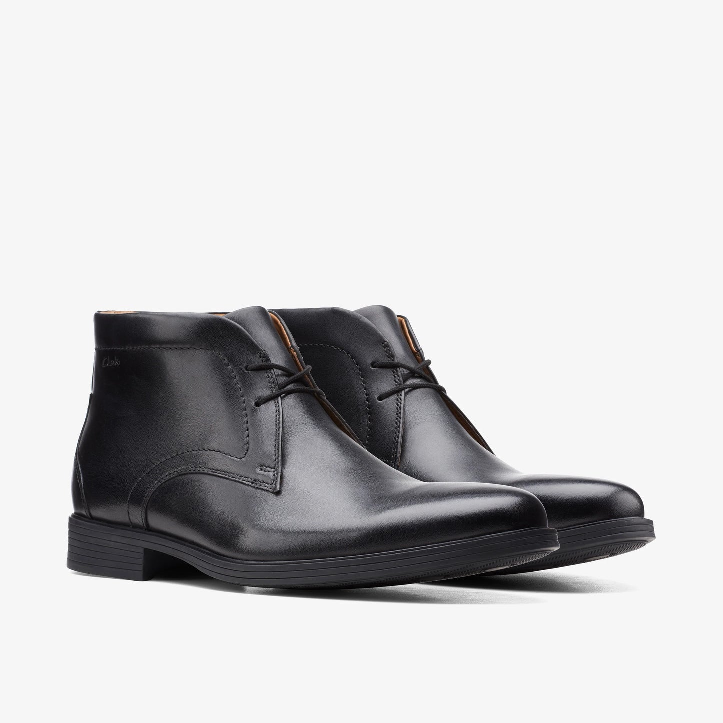 Botas De La Marca Clarks  Para Hombre Modelo Whiddon Mid Black En Color Negro