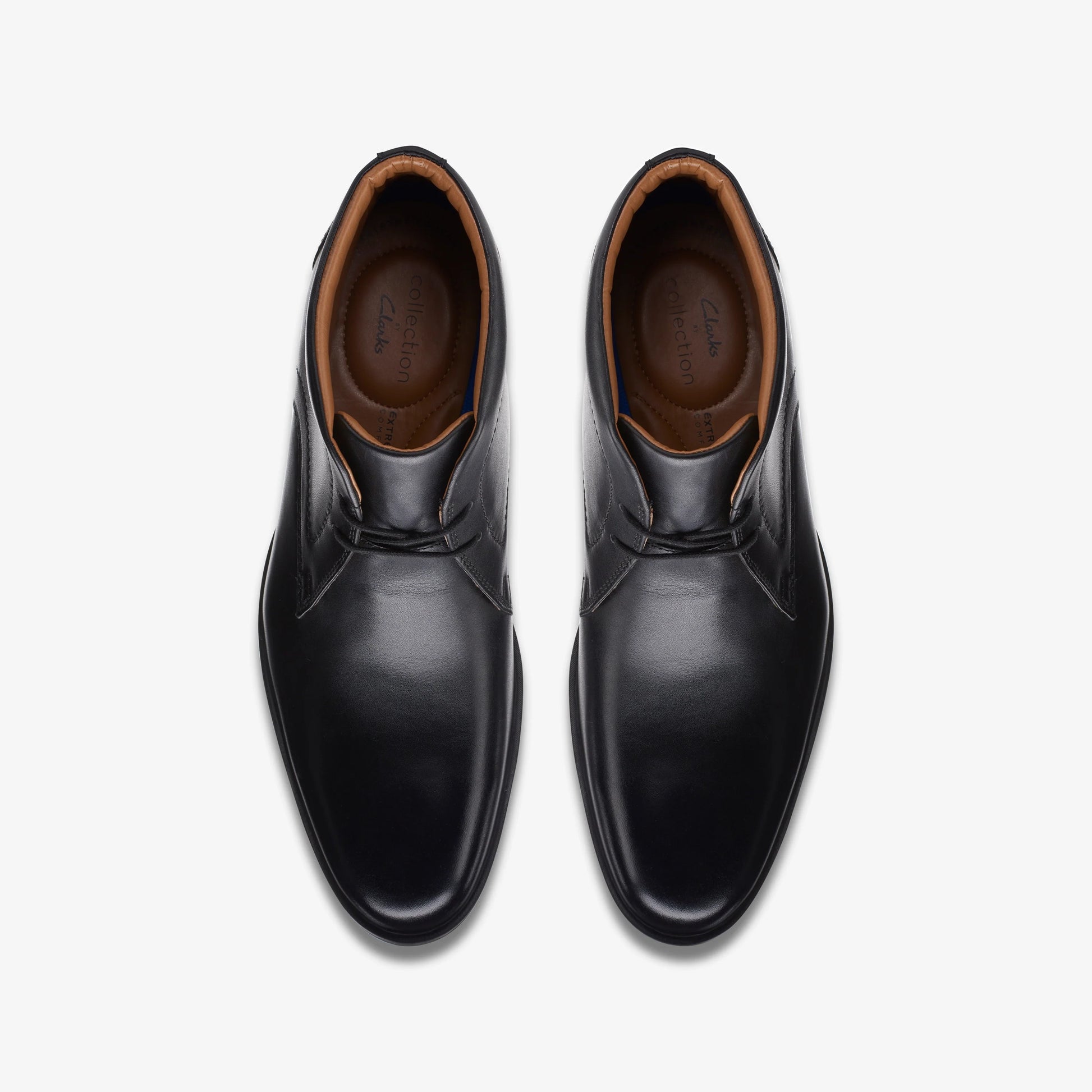 Botas De La Marca Clarks  Para Hombre Modelo Whiddon Mid Black En Color Negro