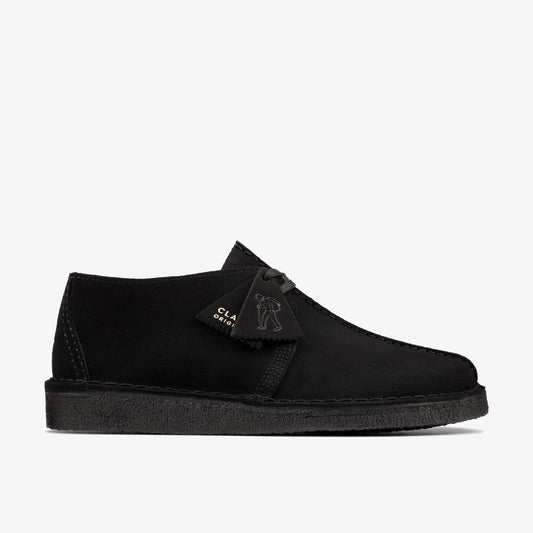 Zapatos Casual De La Marca Clarks  Para Hombre Modelo Desert Trek Black Sde En Color Negro