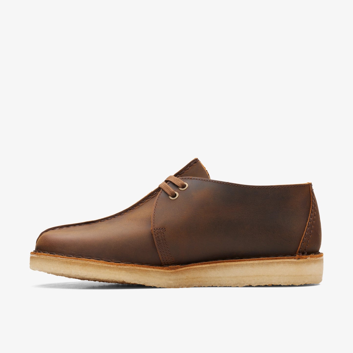 Zapatos Casual De La Marca Clarks  Para Hombre Modelo Desert Trek Beeswax En Color Amarillo