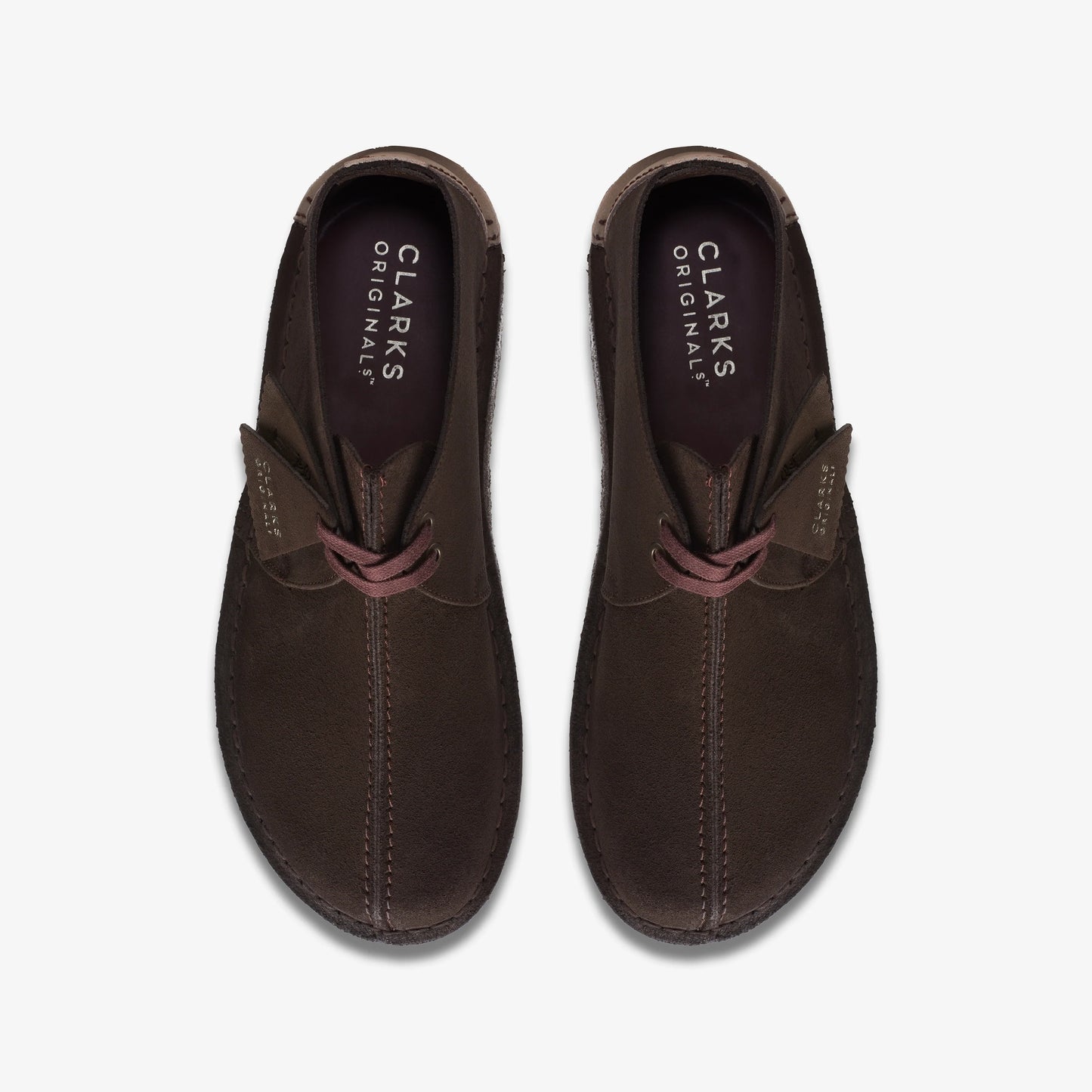 Zapatos Casual De La Marca Clarks  Para Hombre Modelo Desert Trek Dark Brown En Color Marrón