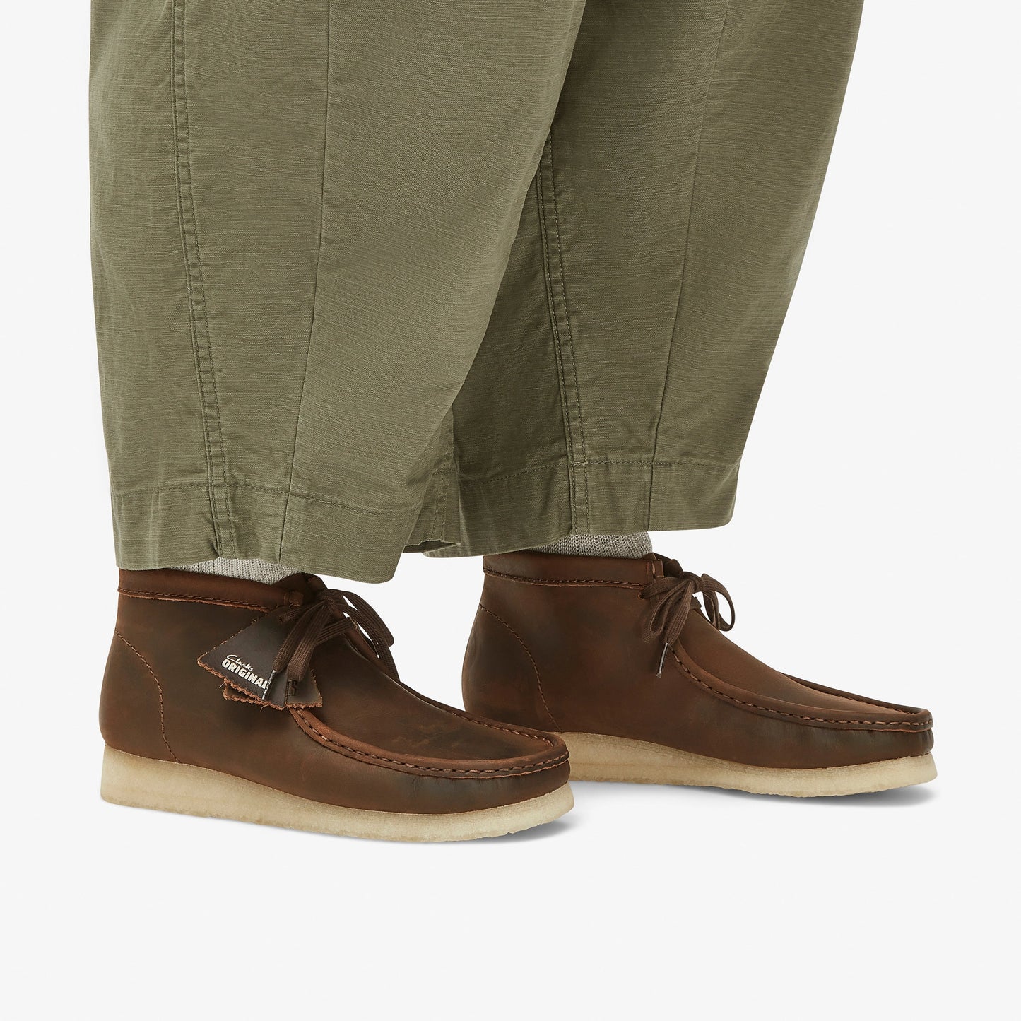 Botas De La Marca Clarks  Para Hombre Modelo Wallabee Boot Beeswax En Color Marrón