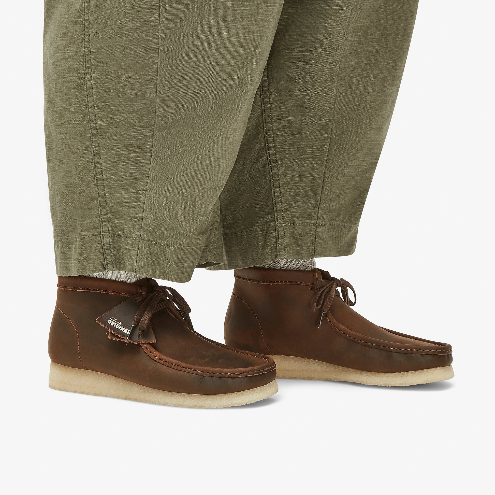 Botas De La Marca Clarks  Para Hombre Modelo Wallabee Boot Beeswax En Color Marrón