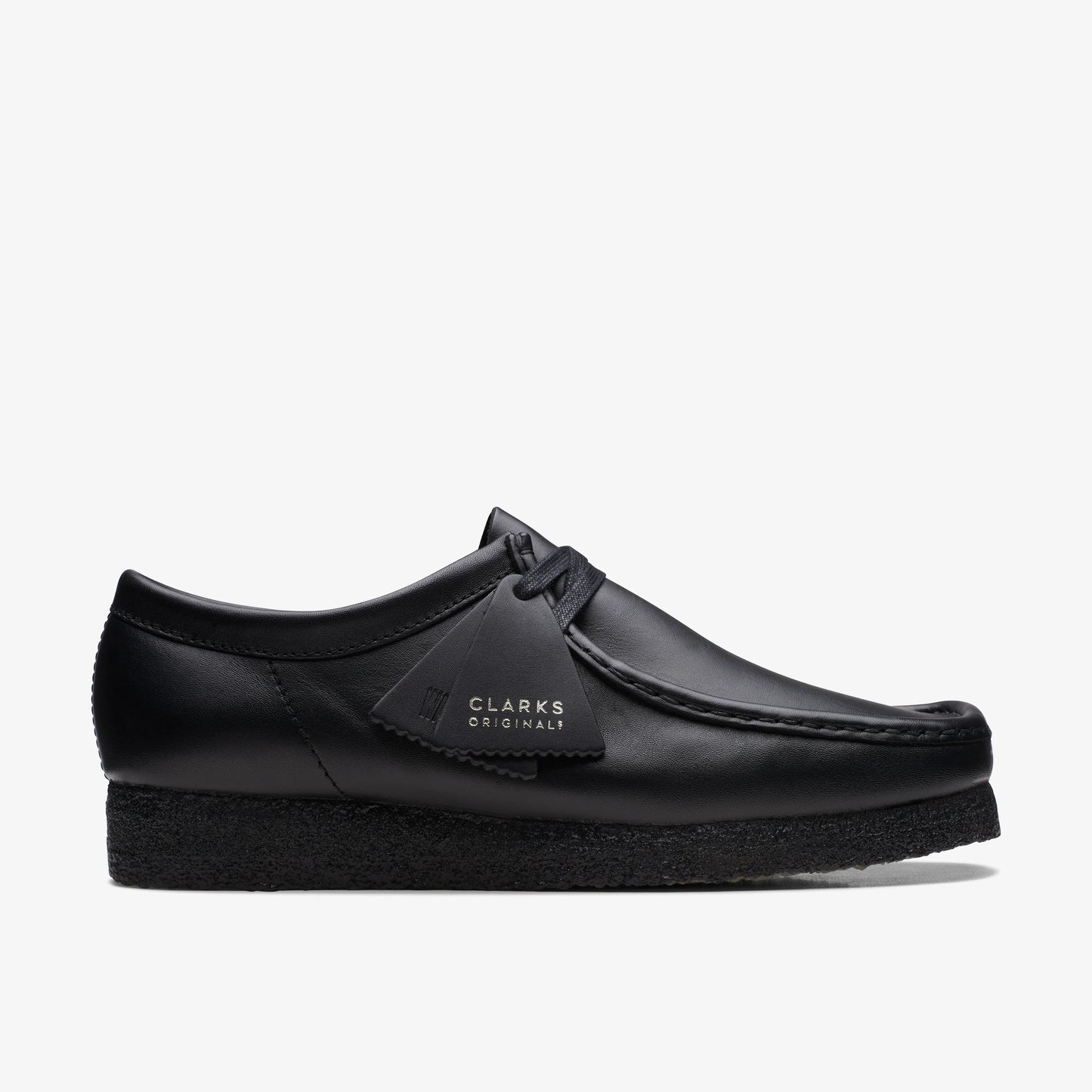 Zapatos Casual De La Marca Clarks  Para Hombre Modelo Wallabee Black Leather En Color Negro