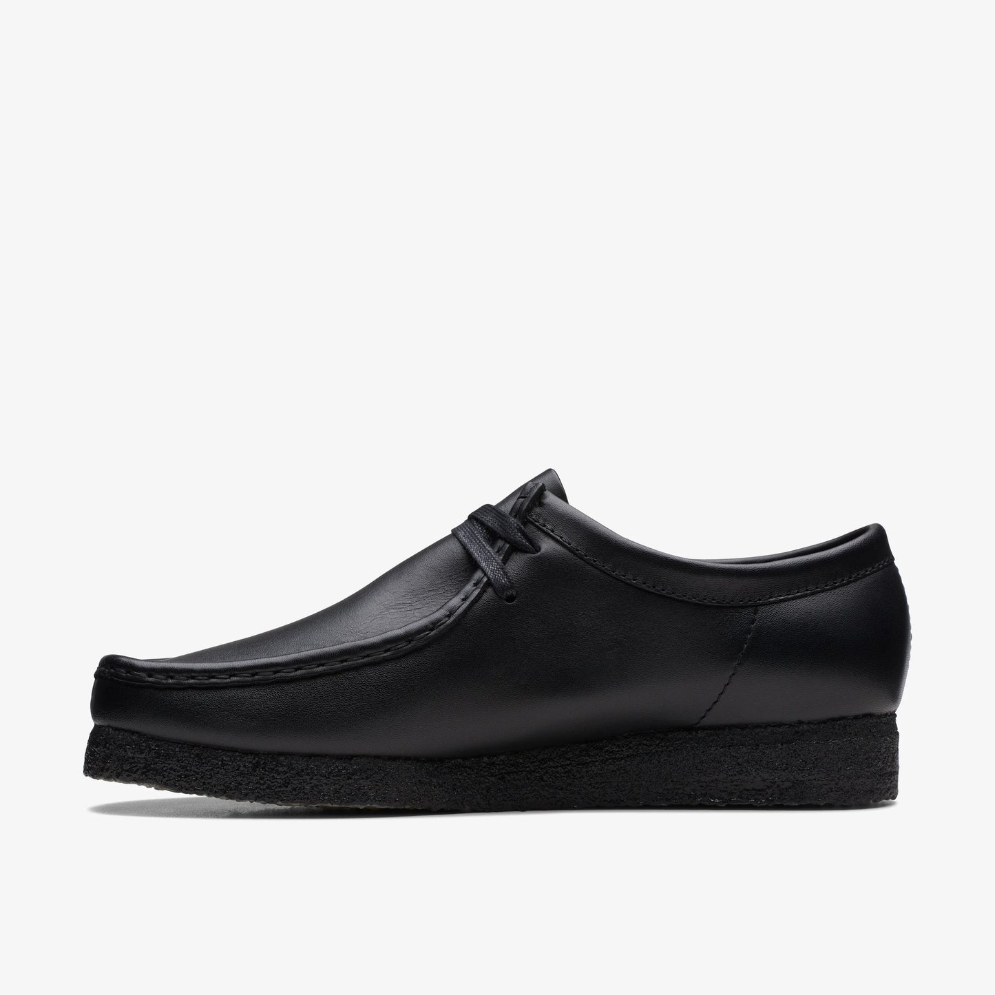 Zapatos Casual De La Marca Clarks  Para Hombre Modelo Wallabee Black Leather En Color Negro