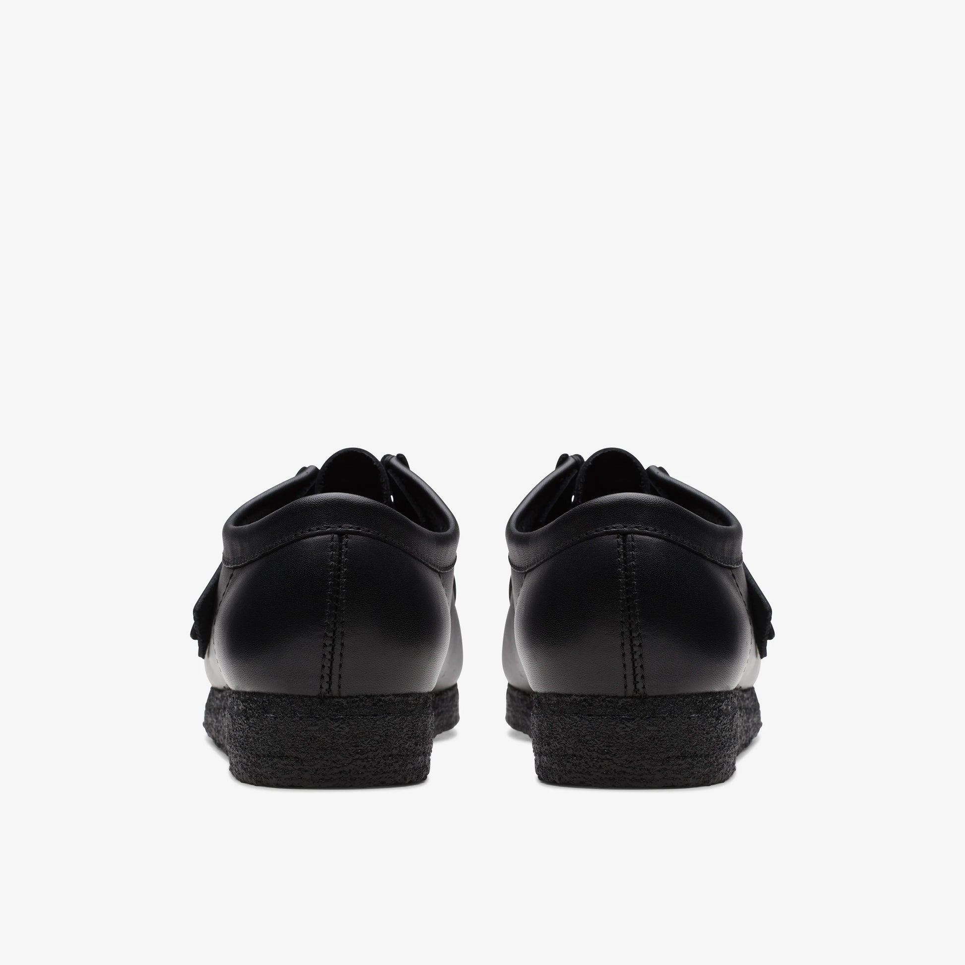 Zapatos Casual De La Marca Clarks  Para Hombre Modelo Wallabee Black Leather En Color Negro