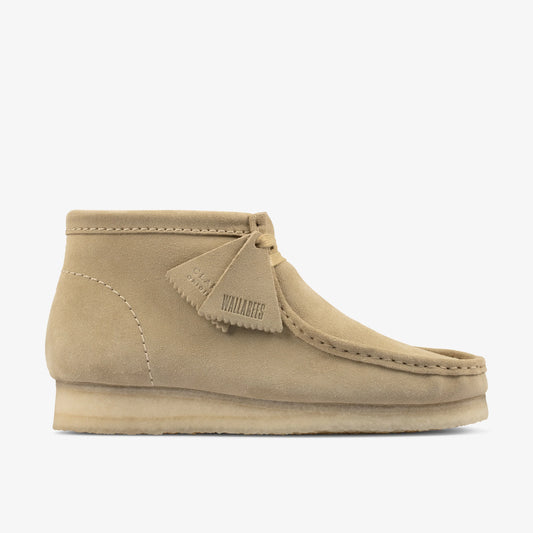 Botas De La Marca Clarks  Para Hombre Modelo Wallabee Boot Maple Suede En Color Beige
