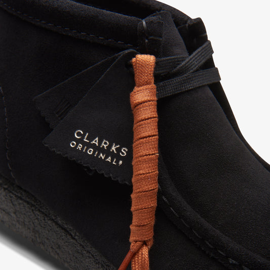 Botas De La Marca Clarks  Para Hombre Modelo Wallabee Boot Black Sde En Color Negro