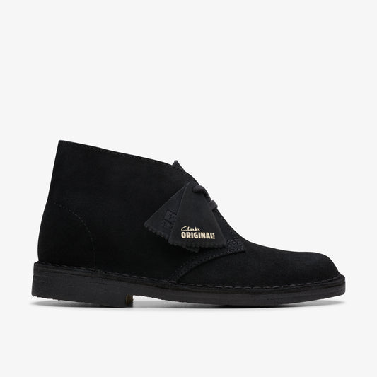 CLARKS | BOTAS | MUJER | DESERT BOOT BLACK SUEDE | NEGRO