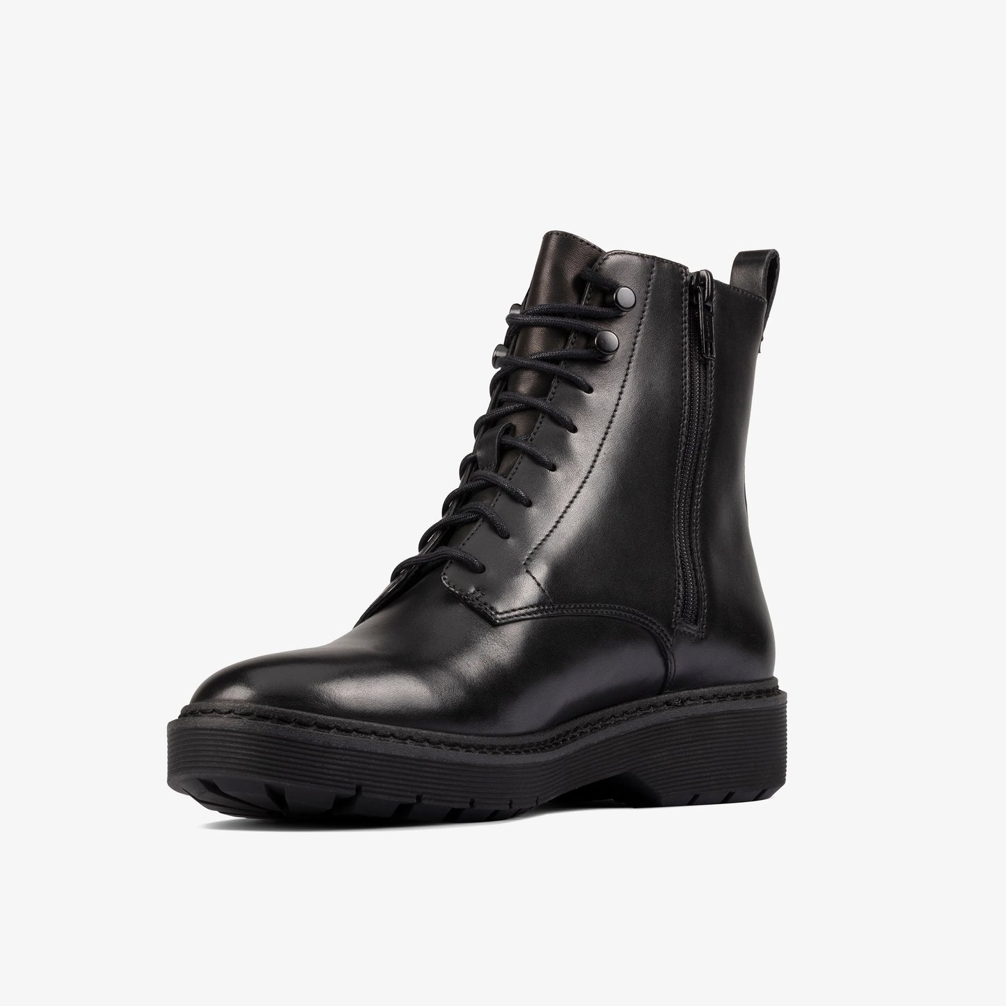 Botas De La Marca Clarks  Para Mujer Modelo Witcombe Hi 2 Black Leather En Color Negro