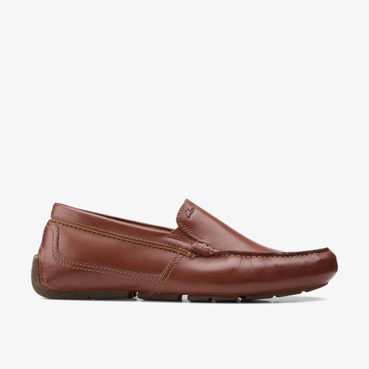 Zapatos Casual De La Marca Clarks  Para Hombre Modelo Markman Plain Dark Tan Lea En Color Marrón