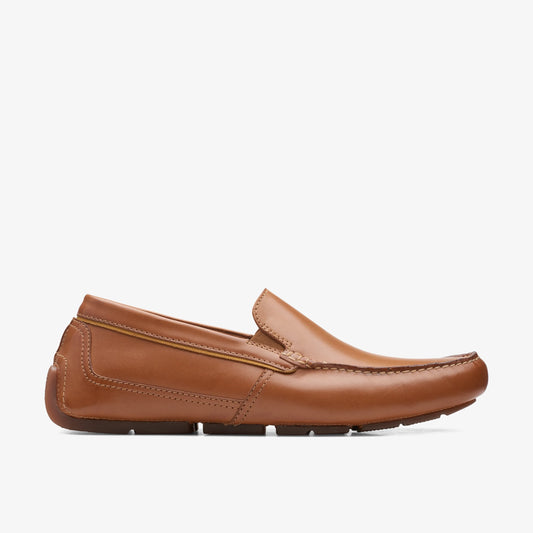 Zapatos Casual De La Marca Clarks  Para Hombre Modelo Markman Plain Tan Leather En Color Marrón
