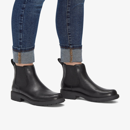Botas De La Marca Clarks  Para Mujer Modelo Orinoco2 Lane Black Leather En Color Negro