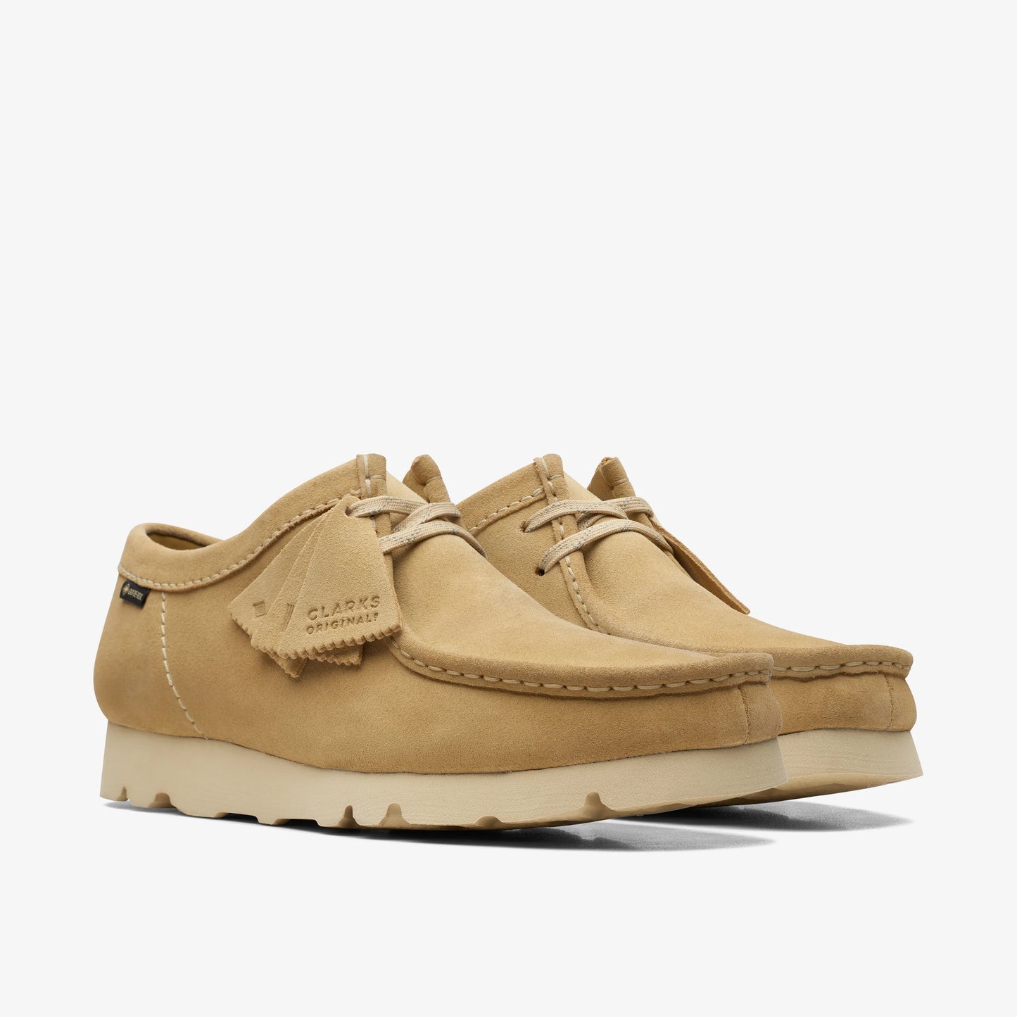 Zapatos Casual De La Marca Clarks  Para Hombre Modelo Wallabeegtx Maple Suede En Color Beige
