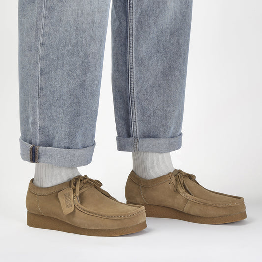 Zapatos Casual De La Marca Clarks  Para Hombre Modelo Wallabeeevo Dark Sand Suede En Color Marrón
