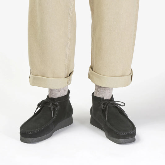 Botas De La Marca Clarks  Para Hombre Modelo Wallabeeevo Bt Black Sde En Color Negro