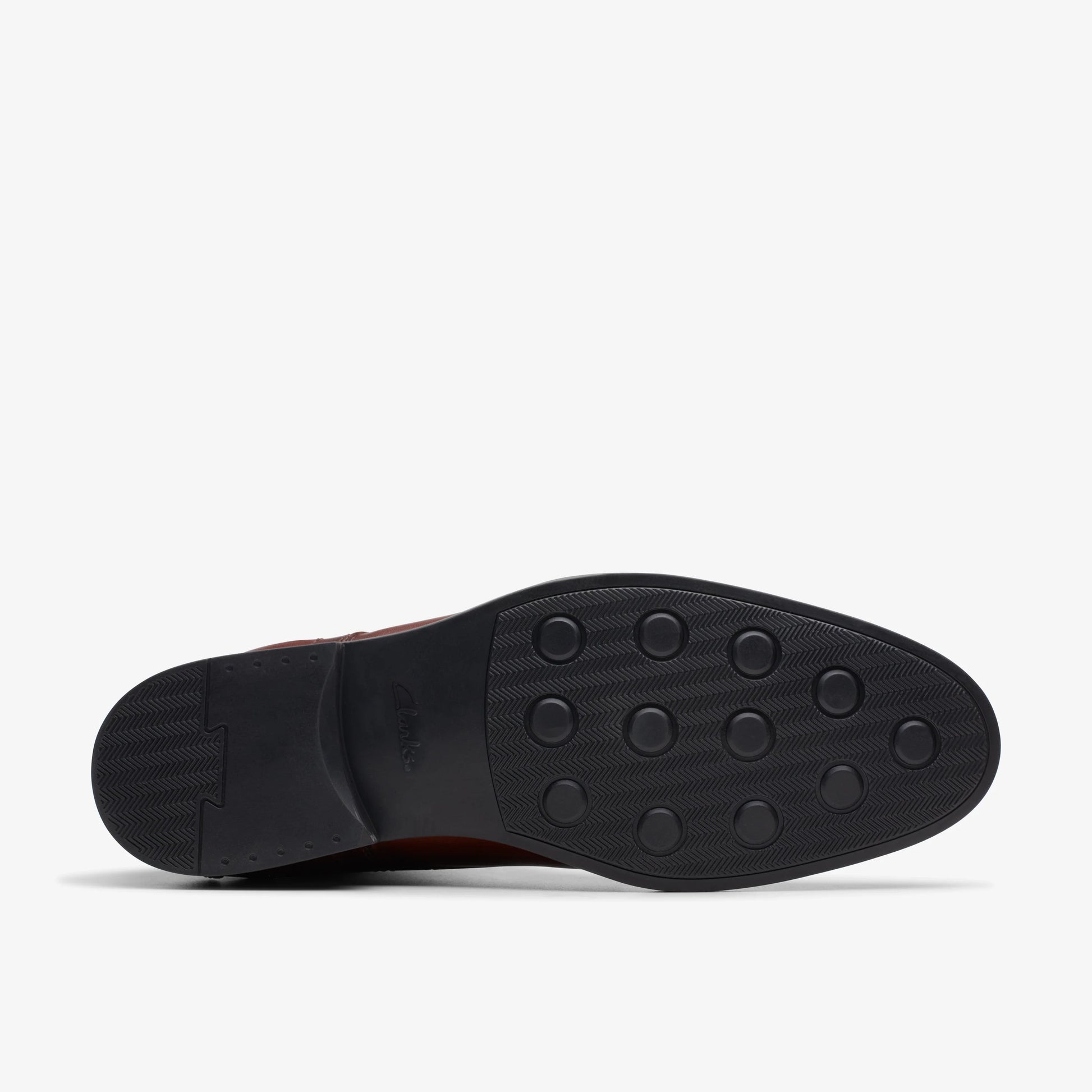 Botas De La Marca Clarks  Para Hombre Modelo Whiddon Mid Mahogany Leather En Color Rojo