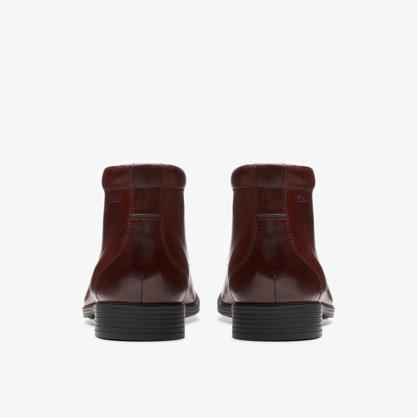 Botas De La Marca Clarks  Para Hombre Modelo Whiddon Mid Mahogany Leather En Color Rojo