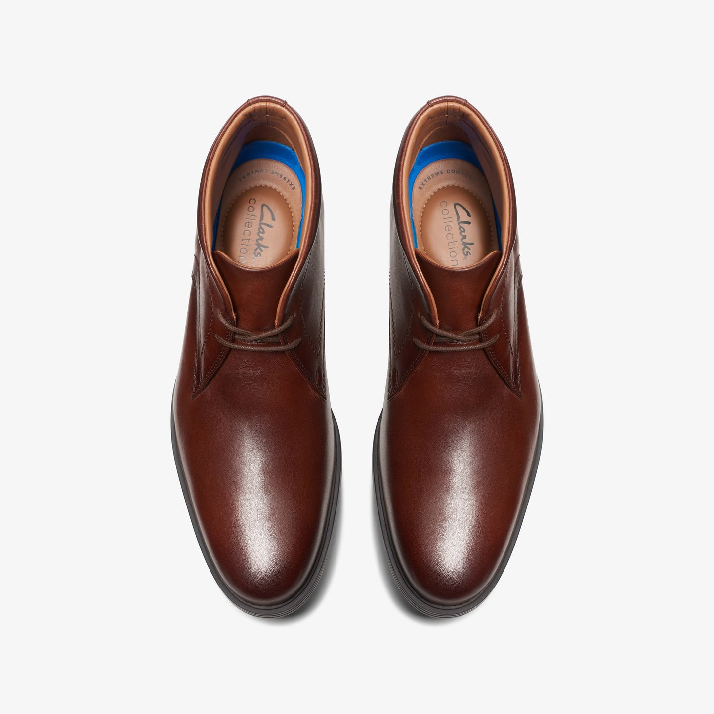 Botas De La Marca Clarks  Para Hombre Modelo Whiddon Mid Mahogany Leather En Color Rojo
