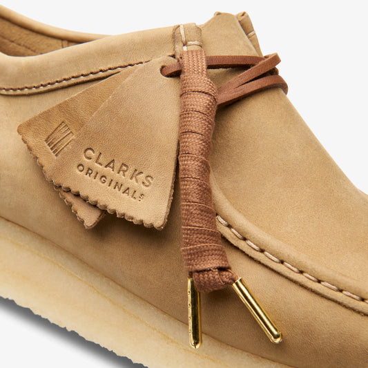 Zapatos Casual De La Marca Clarks  Para Hombre Modelo Wallabee Brown Leather En Color Marrón