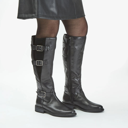 Botas De La Marca Clarks  Para Mujer Modelo Cologne Up Black Leather En Color Negro