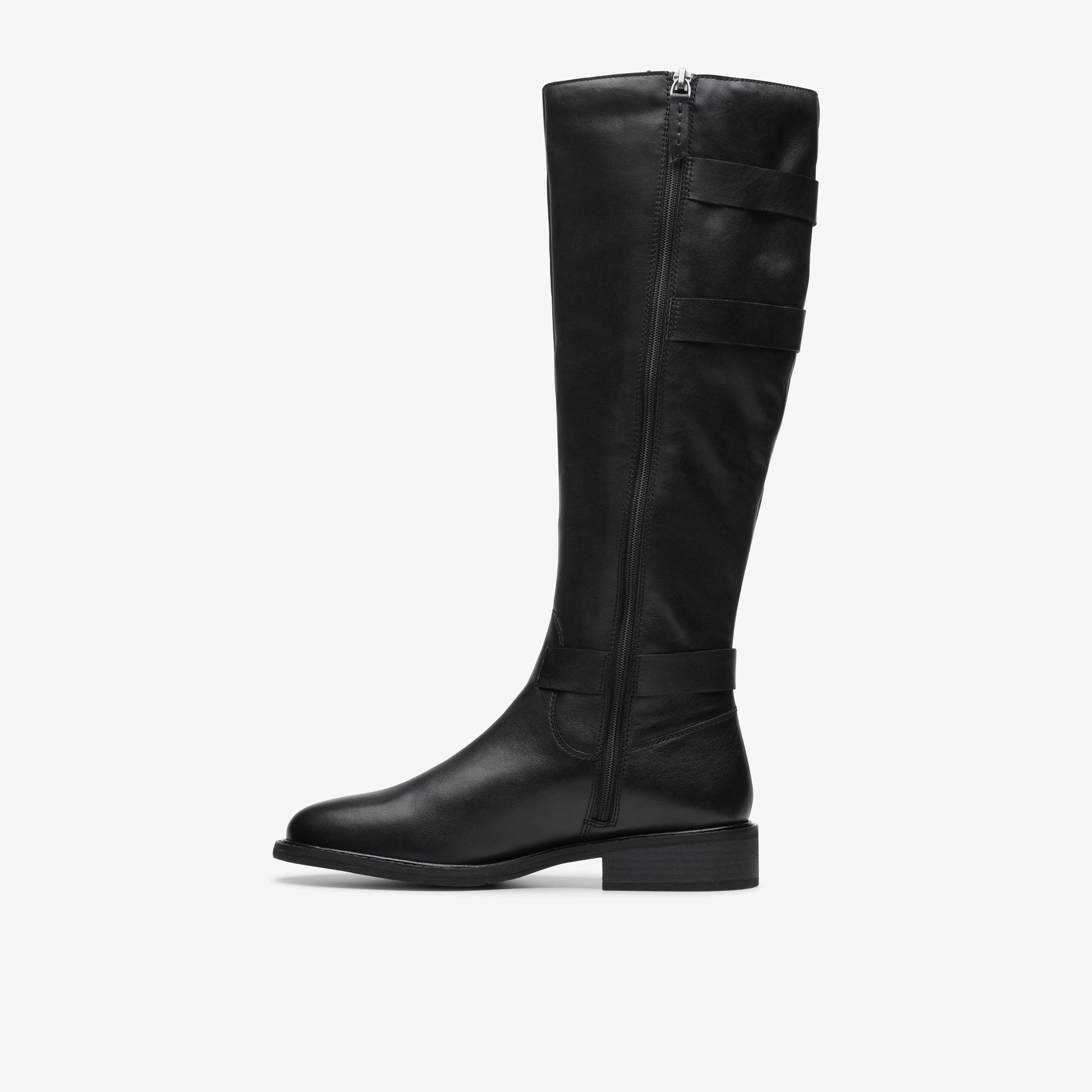 Botas De La Marca Clarks  Para Mujer Modelo Cologne Up Black Leather En Color Negro
