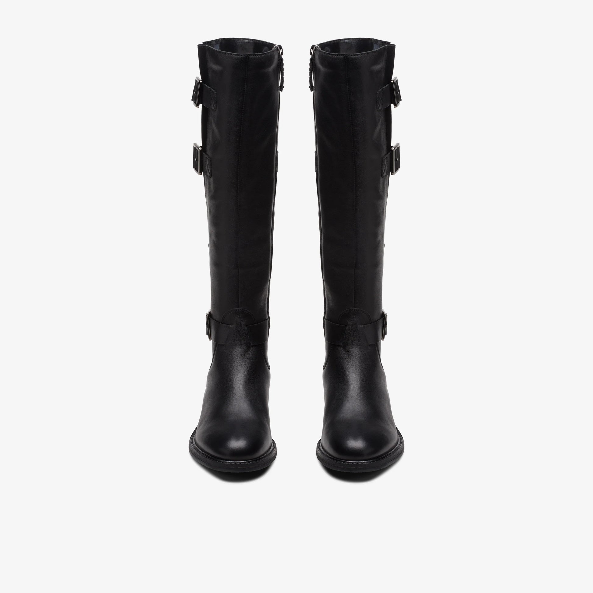 Botas De La Marca Clarks  Para Mujer Modelo Cologne Up Black Leather En Color Negro