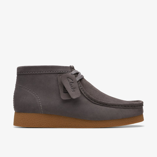 CLARKS | BOTINES | HOMBRE | WALLABEEEVO BT GREY SUEDE | GRIS