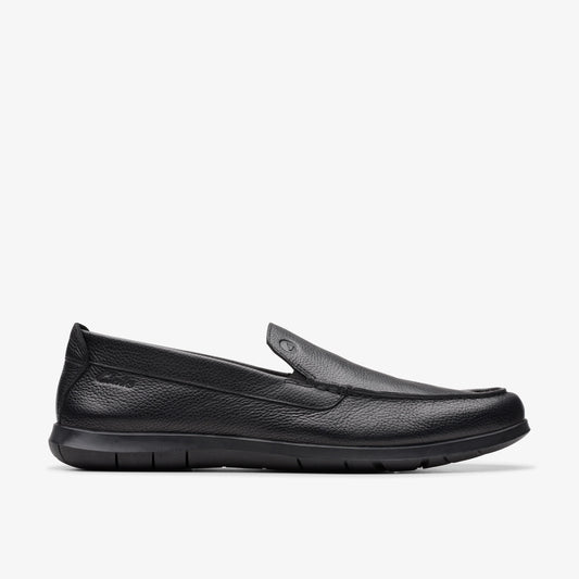 Zapatos Casual De La Marca Clarks  Para Hombre Modelo Flexway Step Black Leather En Color Negro