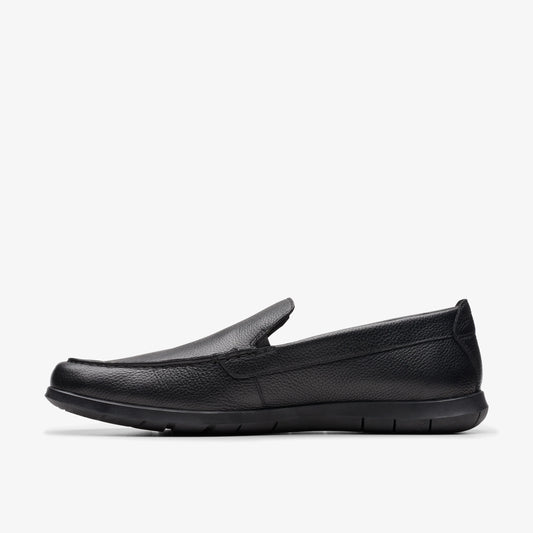 Zapatos Casual De La Marca Clarks  Para Hombre Modelo Flexway Step Black Leather En Color Negro
