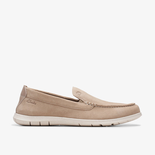 Zapatos Casual De La Marca Clarks  Para Hombre Modelo Flexway Step Sand Suede En Color Beige