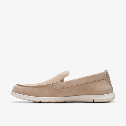 Zapatos Casual De La Marca Clarks  Para Hombre Modelo Flexway Step Sand Suede En Color Beige