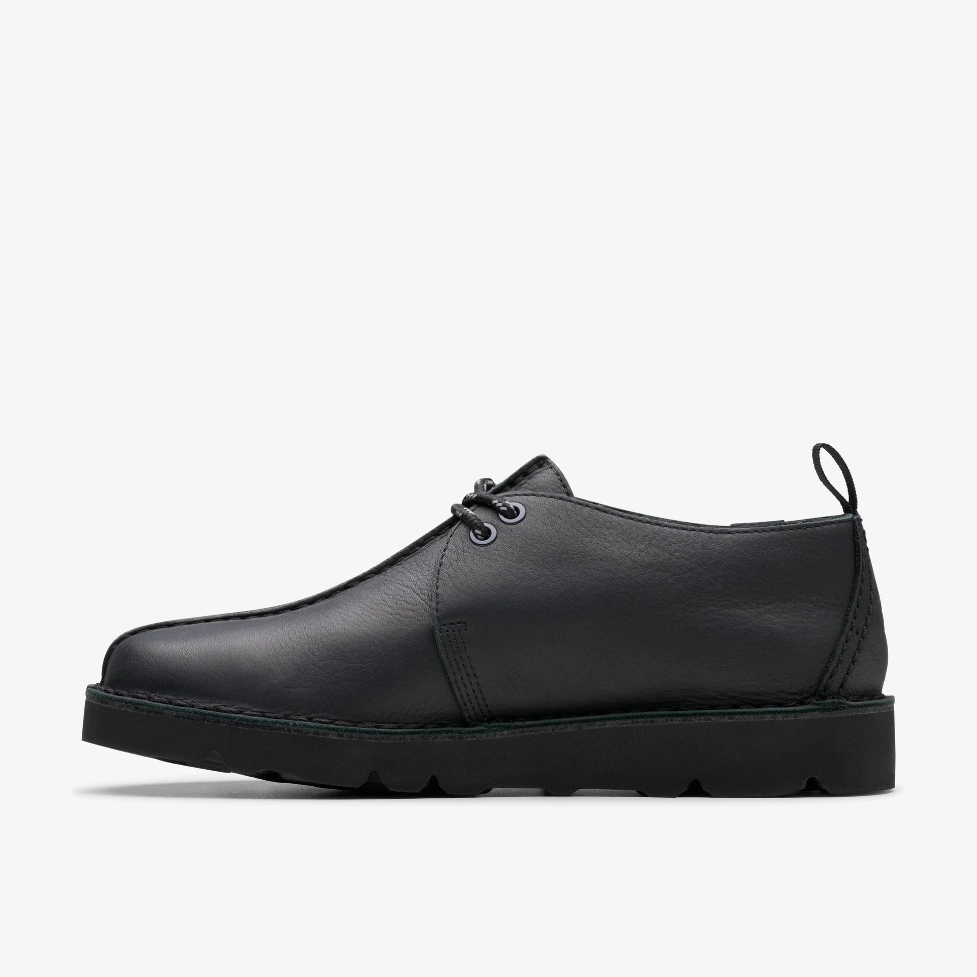 Zapatos Casual De La Marca Clarks  Para Hombre Modelo Desert Trekgtx Black Leather En Color Negro