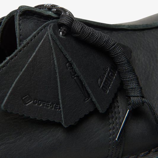 Zapatos Casual De La Marca Clarks  Para Hombre Modelo Desert Trekgtx Black Leather En Color Negro