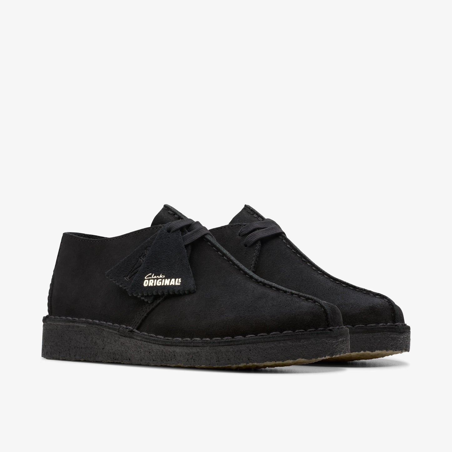 Zapatos Casual De La Marca Clarks  Para Hombre Modelo Desert Trek Black Sde En Color Negro