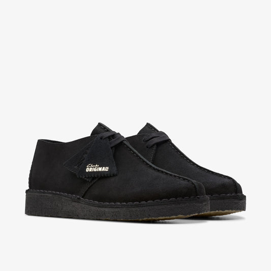 Zapatos Casual De La Marca Clarks  Para Hombre Modelo Desert Trek Black Sde En Color Negro