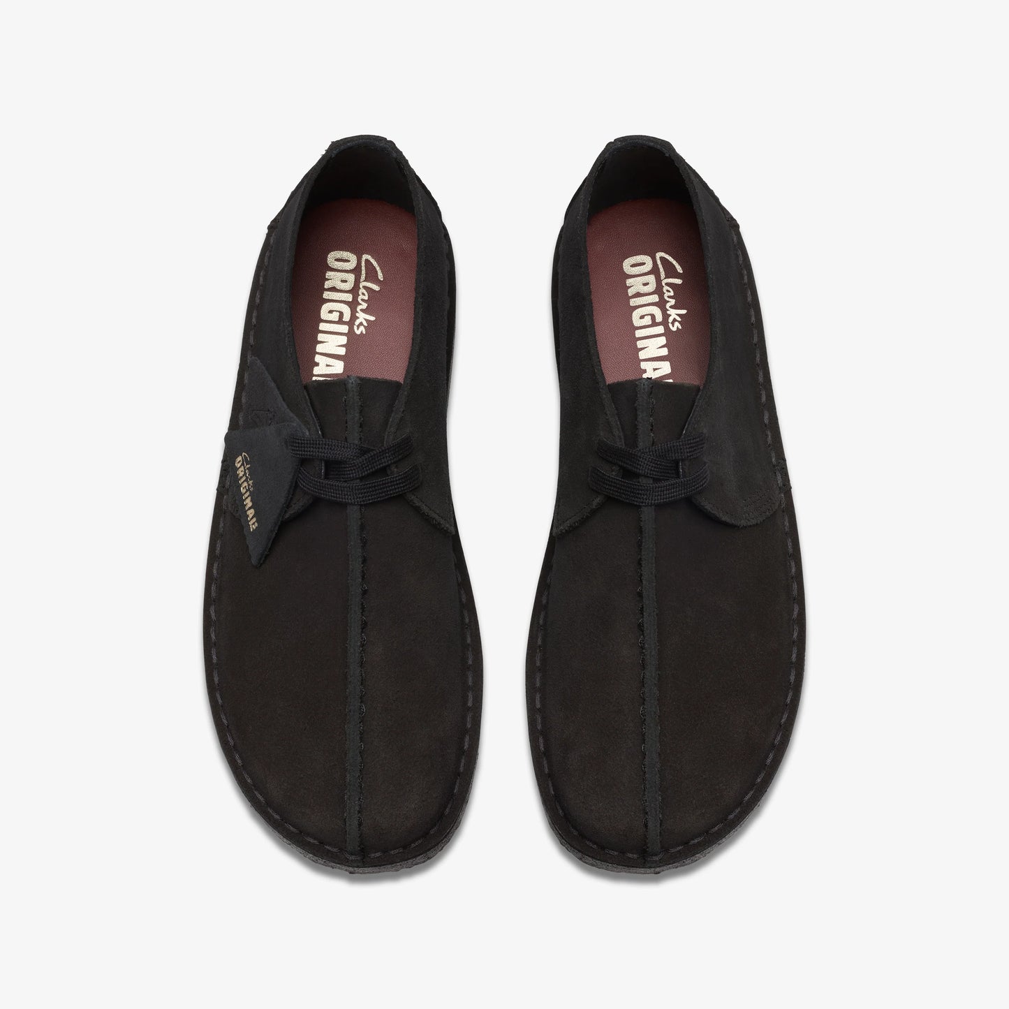 Zapatos Casual De La Marca Clarks  Para Hombre Modelo Desert Trek Black Sde En Color Negro