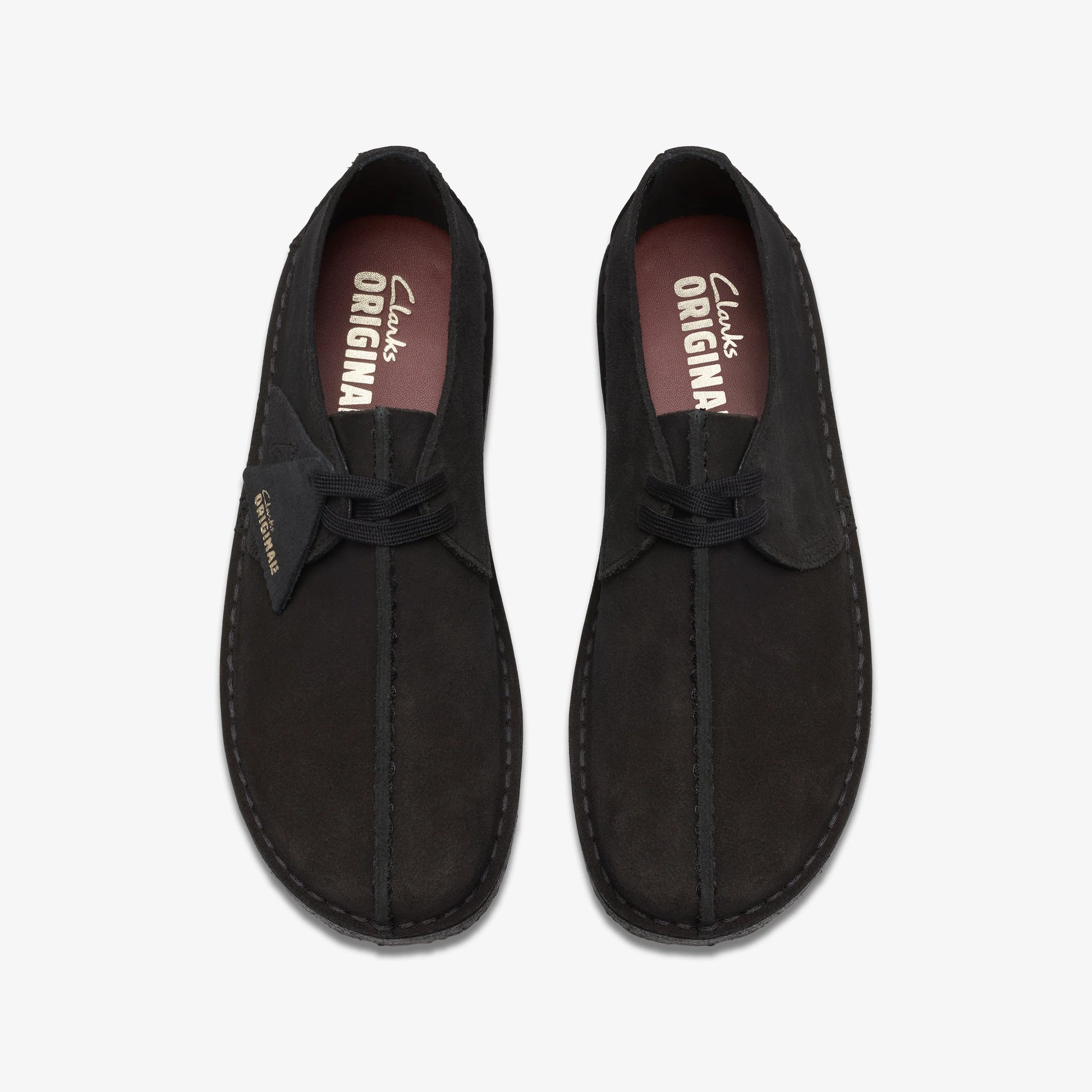 Zapatos Casual De La Marca Clarks  Para Hombre Modelo Desert Trek Black Sde En Color Negro