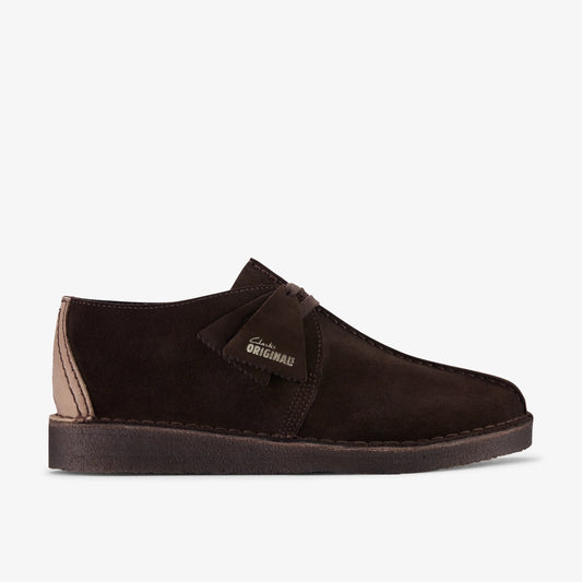 Zapatos Casual De La Marca Clarks  Para Hombre Modelo Desert Trek Dark Brown En Color Marrón