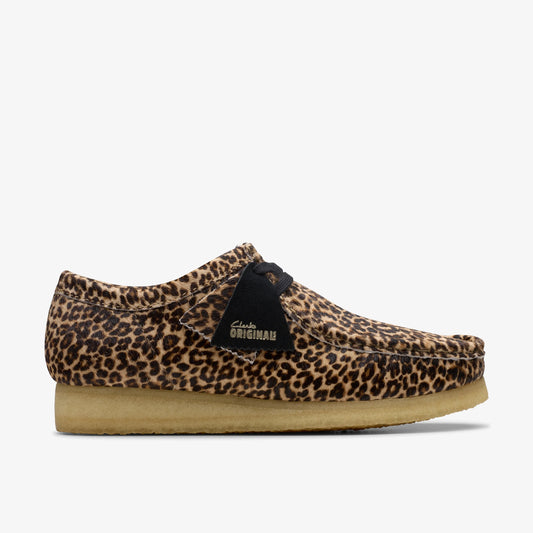 Zapatos Casual De La Marca Clarks  Para Hombre Modelo Wallabee Leopard Print En Color Animal Print