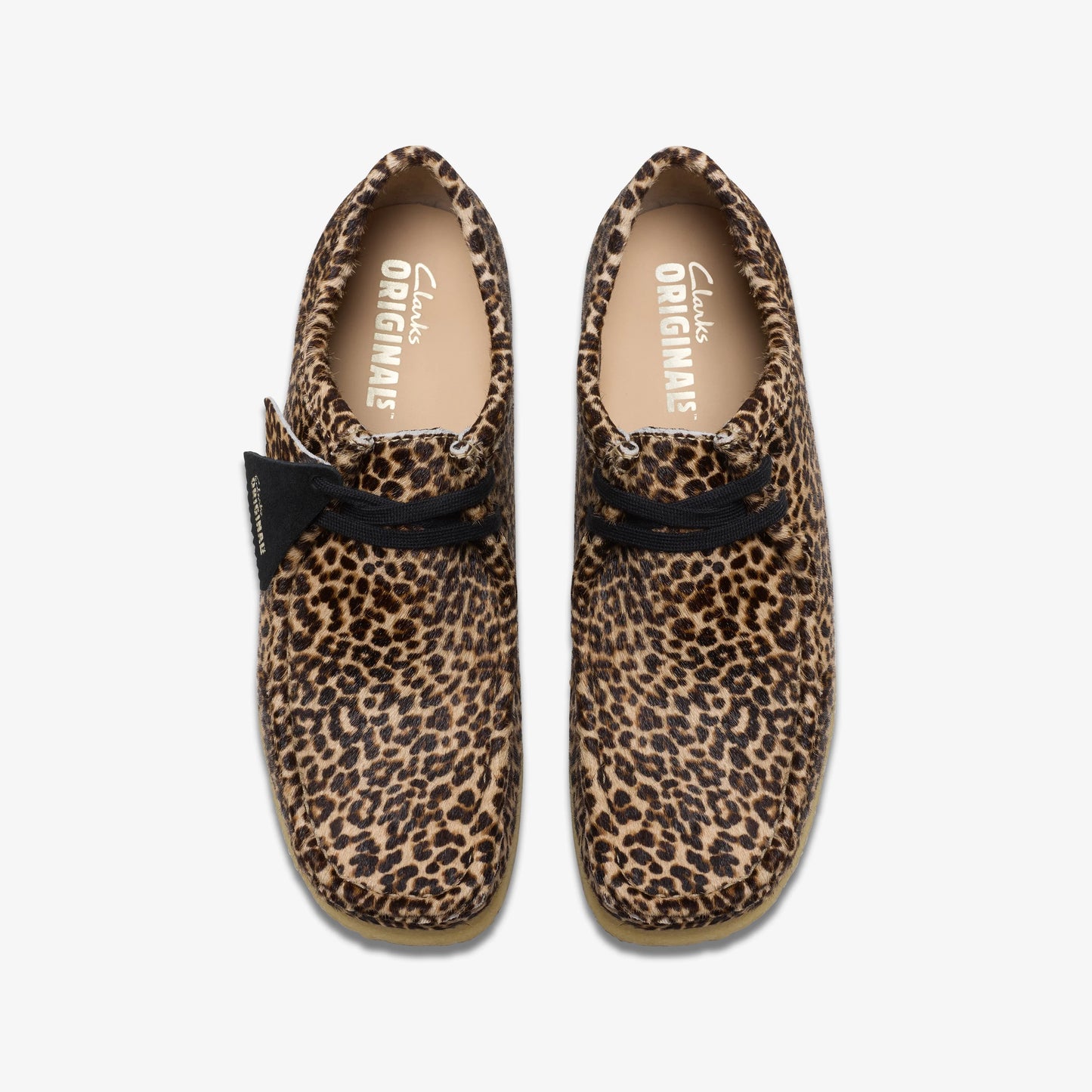 Zapatos Casual De La Marca Clarks  Para Hombre Modelo Wallabee Leopard Print En Color Animal Print