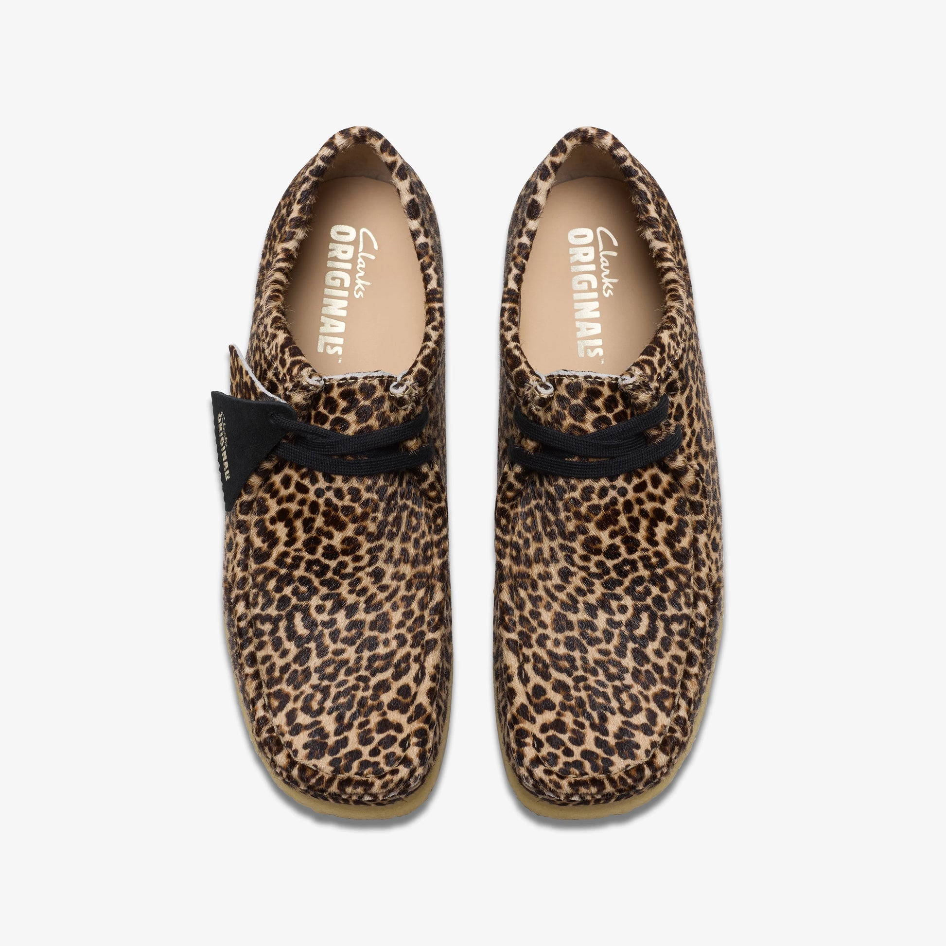 Zapatos Casual De La Marca Clarks  Para Hombre Modelo Wallabee Leopard Print En Color Animal Print